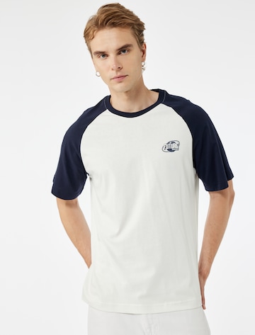 Koton T-Shirt in Weiß