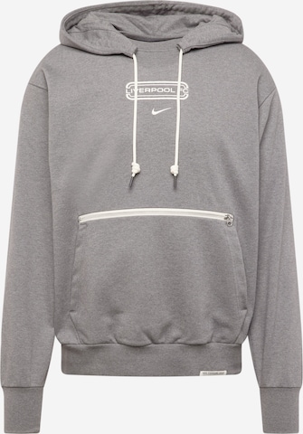 NIKE - Sweatshirt de desporto em cinzento: frente