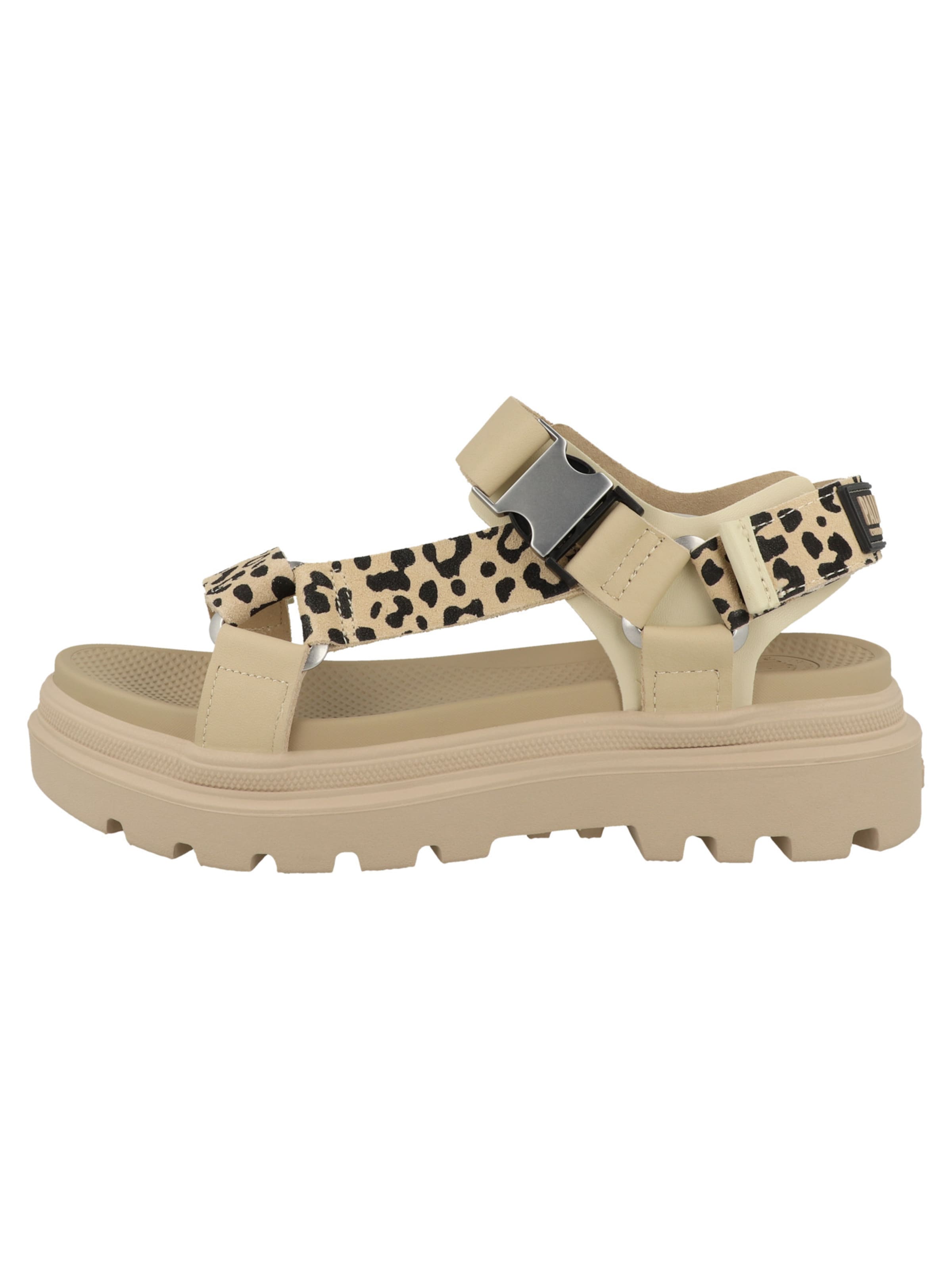 Palladium - Sandalias con hebilla en beige