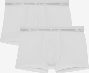 HOM Boxershorts ' Boxer Briefs Classic ' in Wit: voorkant