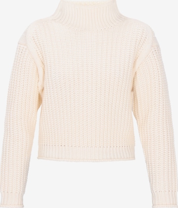 Pull-over DreiMaster Vintage en blanc : devant