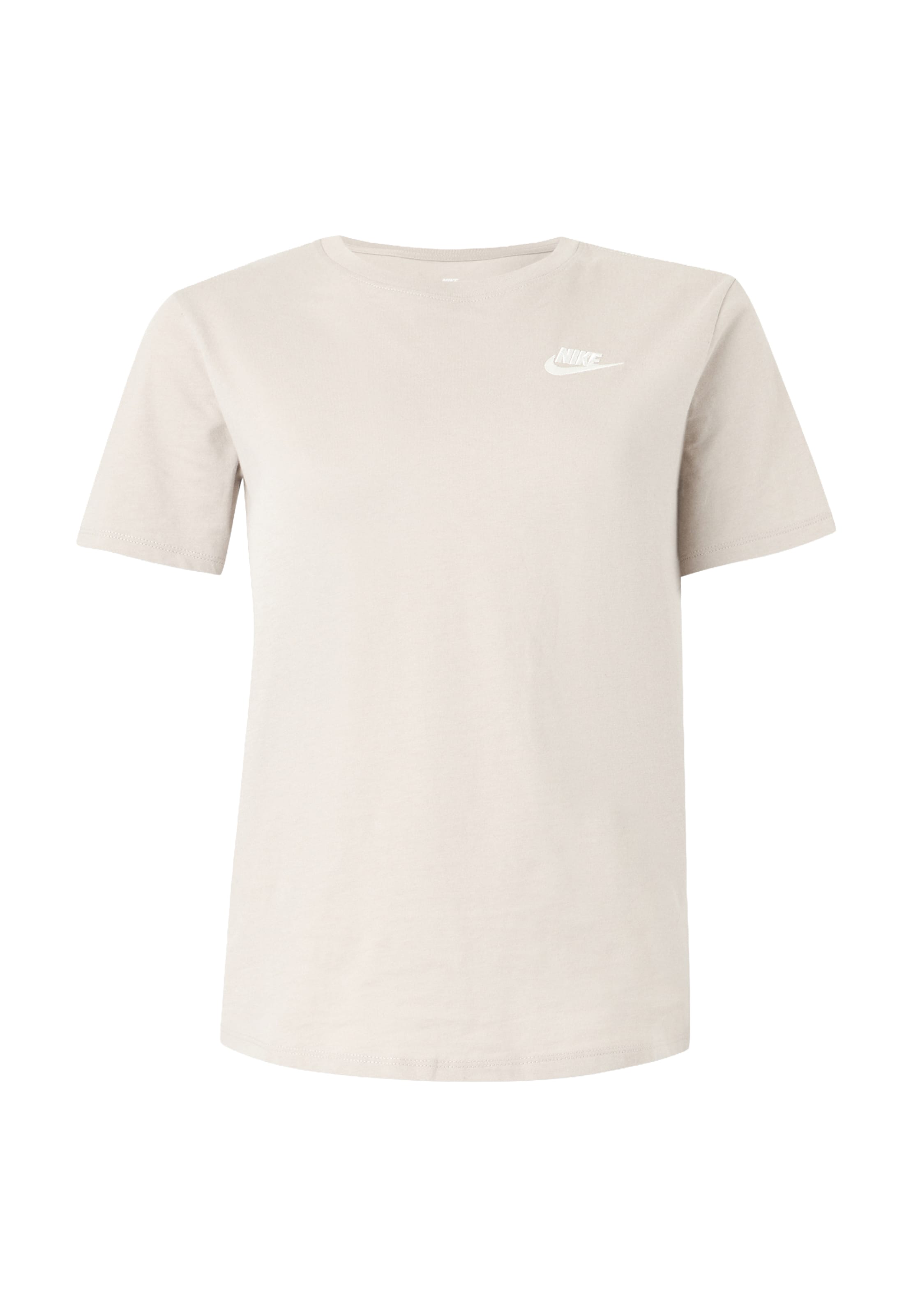 T-shirt 'CLUB ESSENTIAl' Nike Sportswear en beige : devant