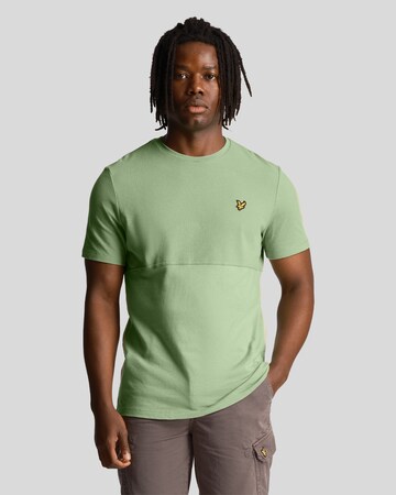 zaļš Lyle & Scott T-Krekls: no priekšpuses