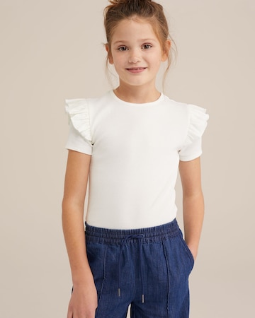 WE Fashion Särk, värv valge: eest vaates