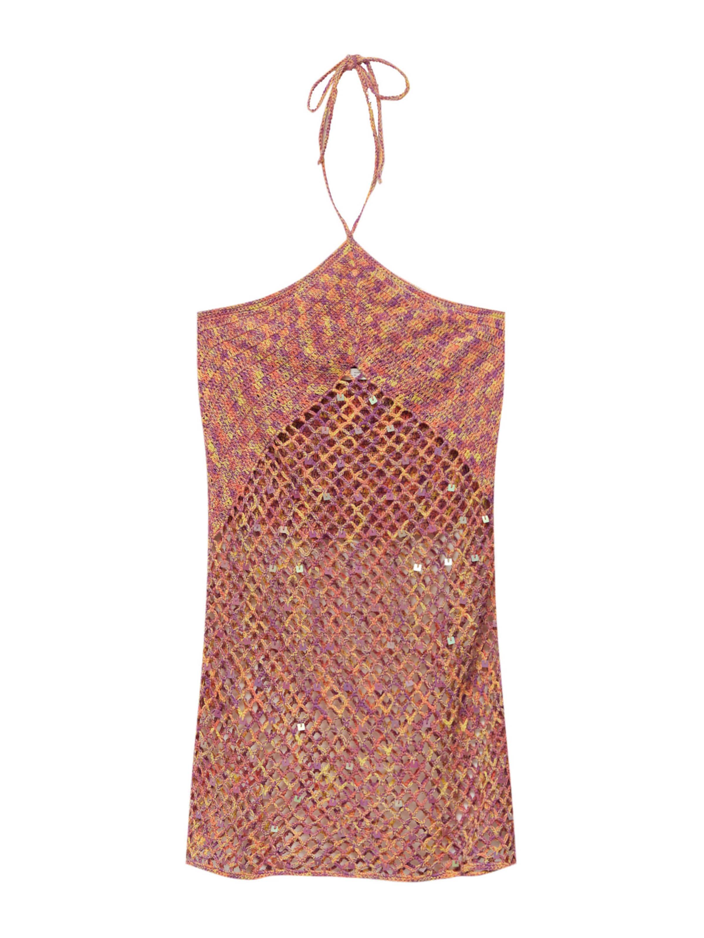 Pull&Bear Kleid in Rot: Vorderseite