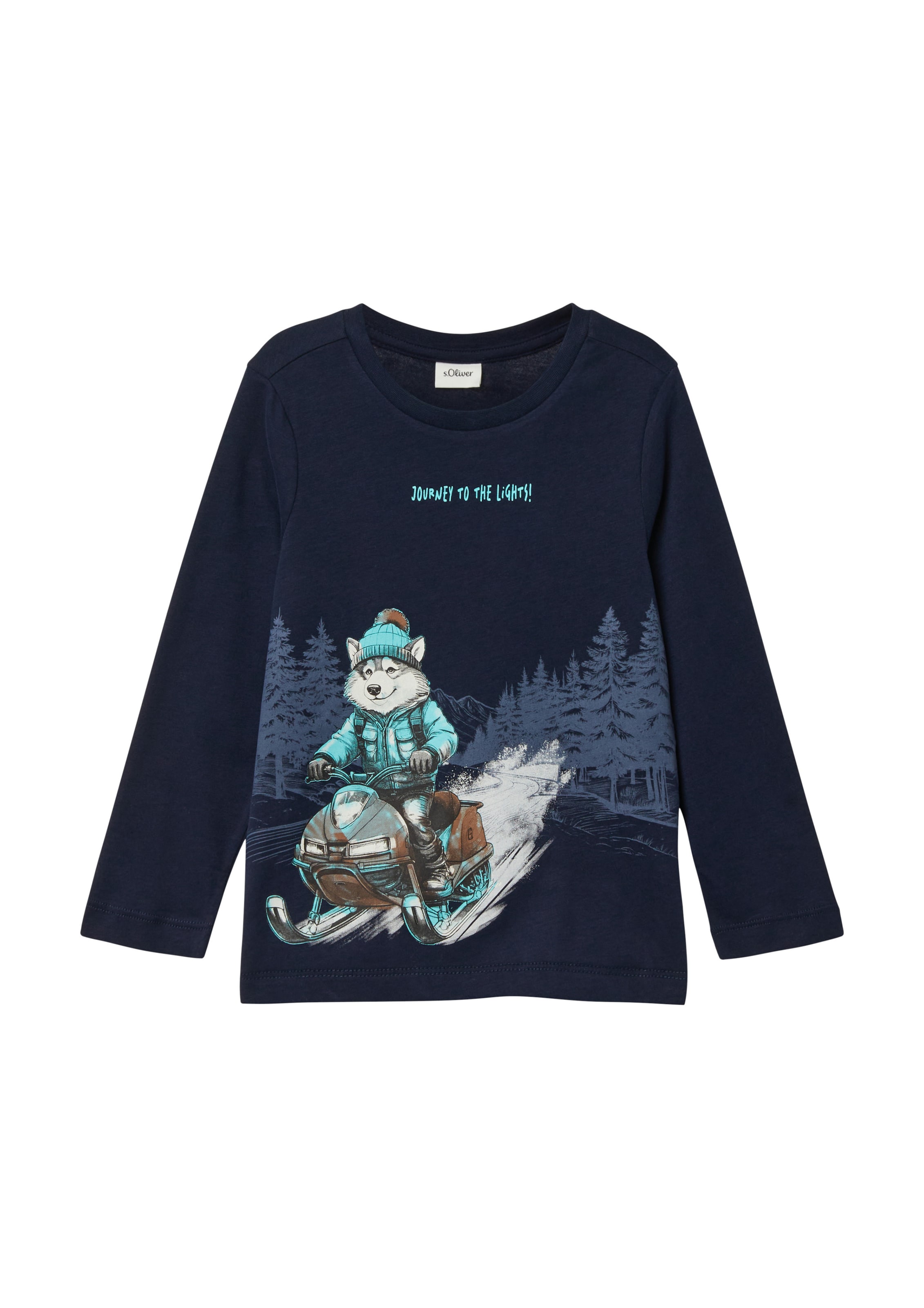 s.Oliver Shirt in Blau: Vorderseite