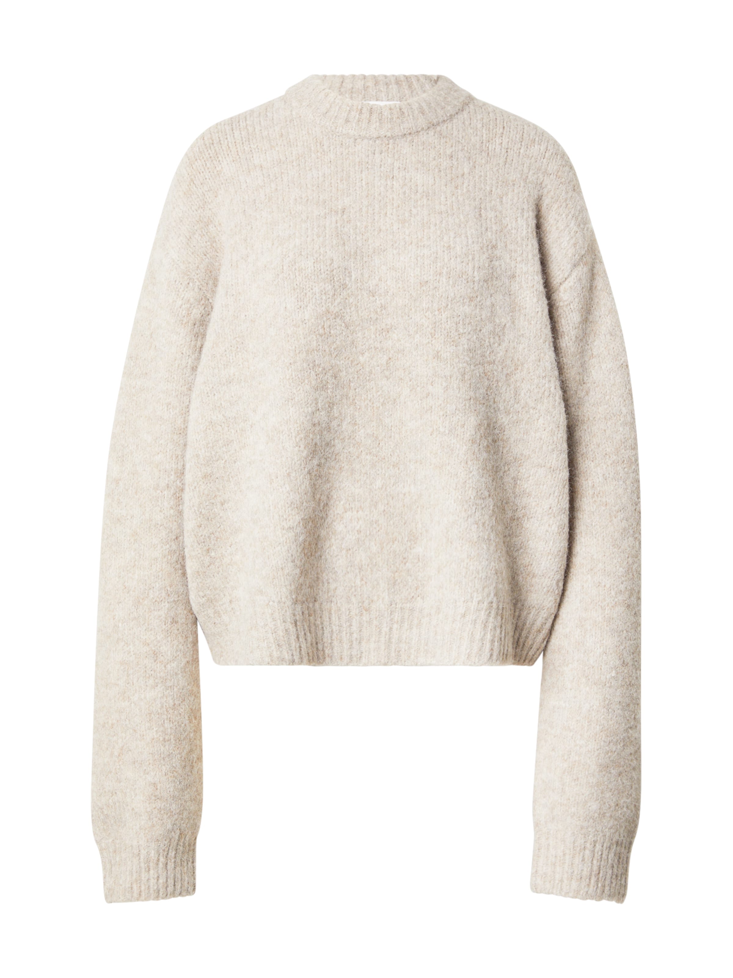 hzl the label Sweater in Beige: front
