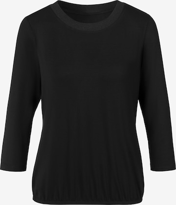 LASCANA Shirt in Zwart: voorkant