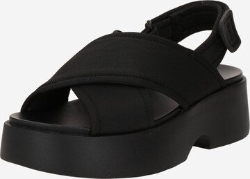 CAMPER Sandals 'Tasha' in Black: front