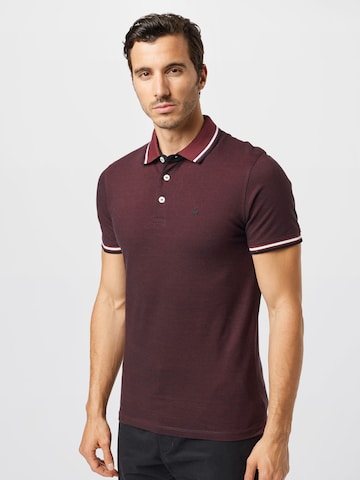 JACK & JONES Poloshirt 'Paulos' in Rot: predná strana