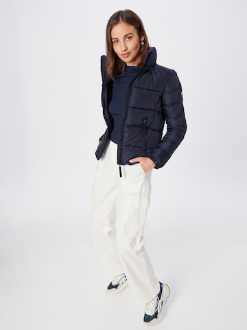 Superdry Winterjas in Blauw