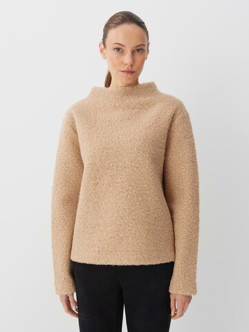 Someday Sweatshirt in Beige: voorkant