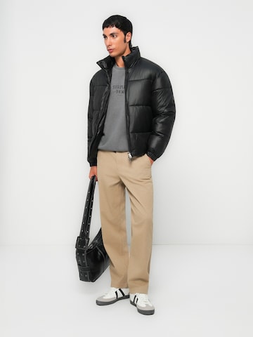 JACK & JONES Vinterjakke i sort