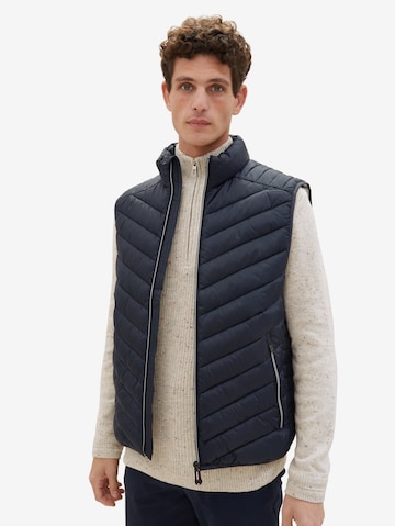 Gilet TOM TAILOR en bleu