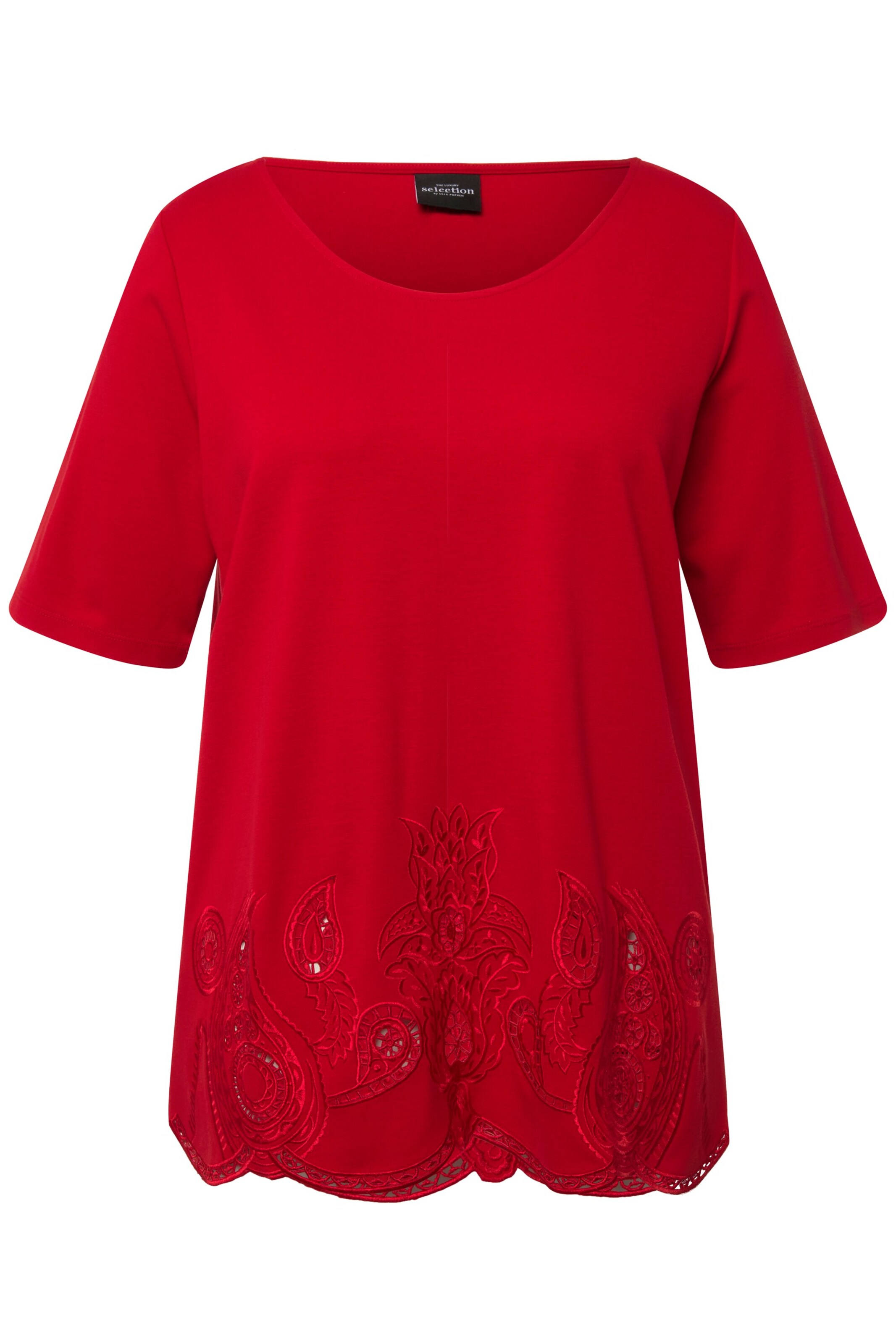 Ulla Popken T-Shirt in Rot: Vorderseite