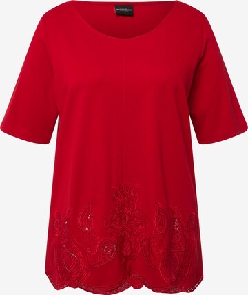 Ulla Popken Blouse in Rood: voorkant