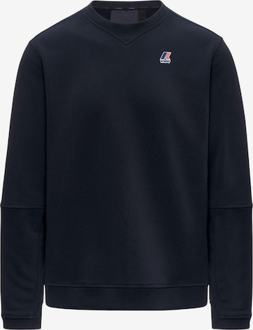 Felpa 'FELPA NAEL POLY COTTON' di K-Way in blu: frontale
