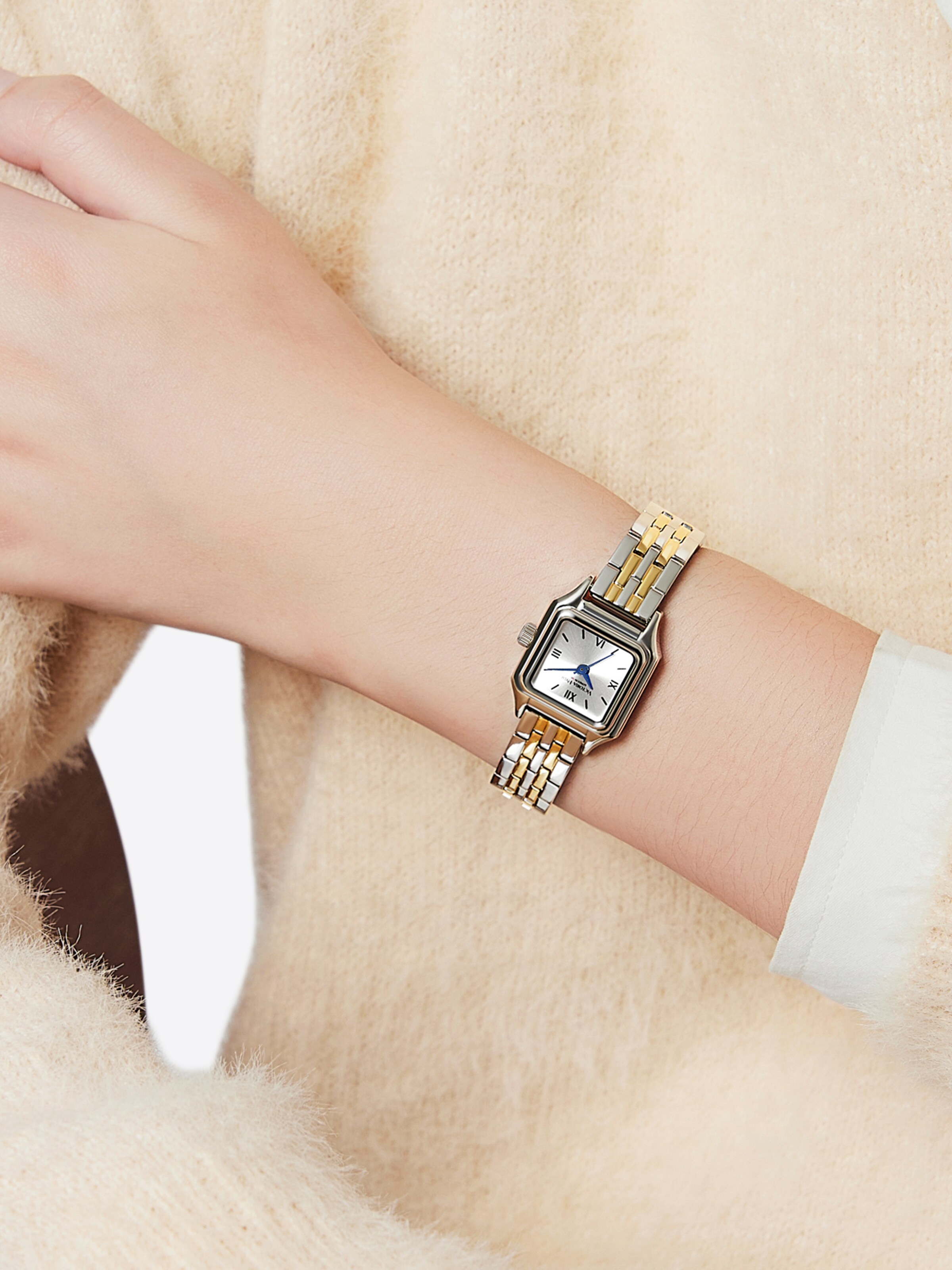 Victoria Hyde - Relógios analógicos ' Perle ' em prata