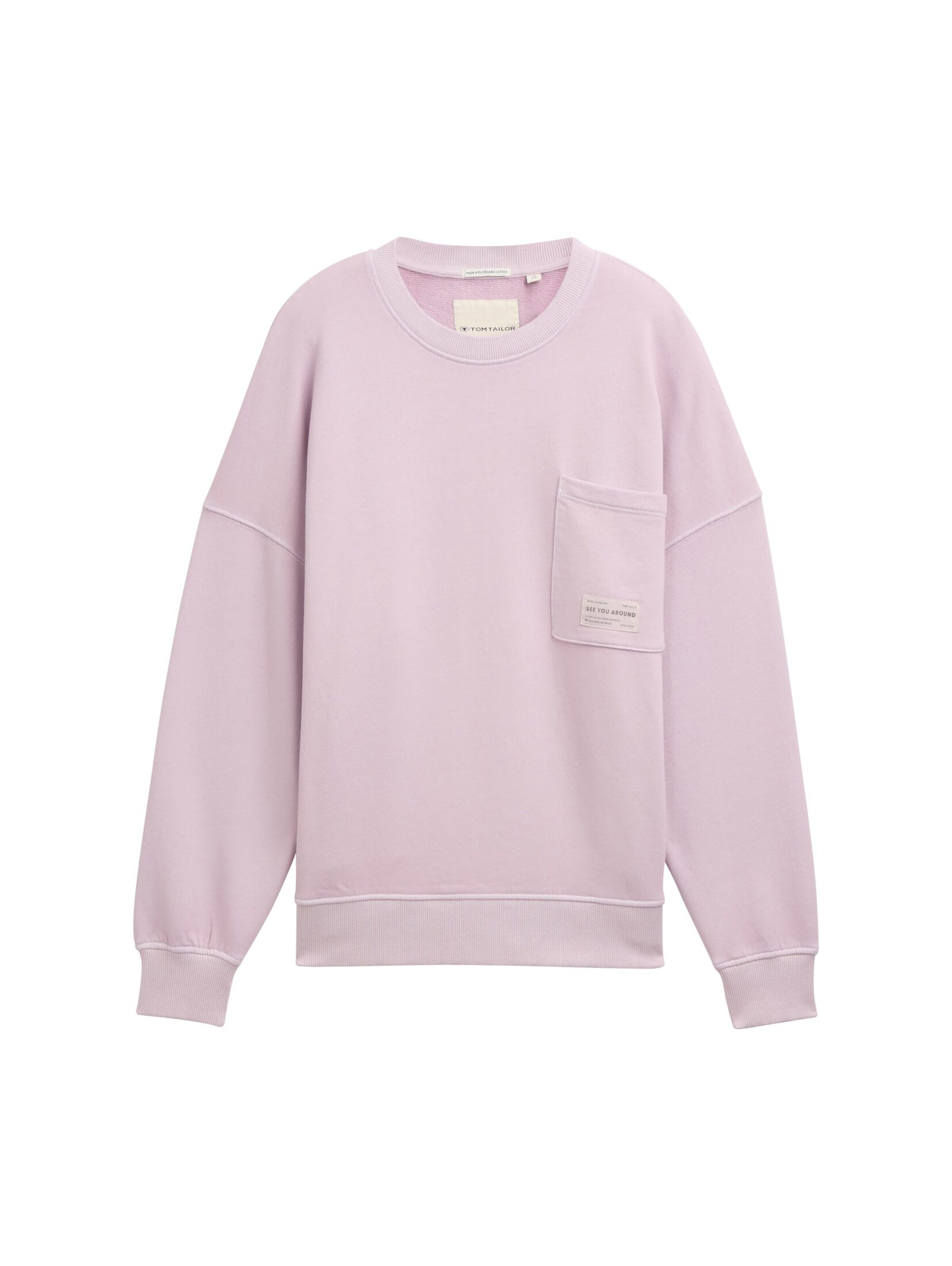 TOM TAILOR Sweatshirt in Pink: front