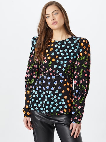Oasis Blouse in Black: front