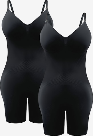 MEETWEE Shaping Bodysuit in Black: front