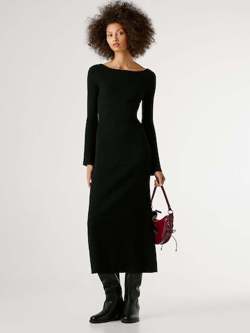 Pepe Jeans Knitted dress 'CHANELE' in Black
