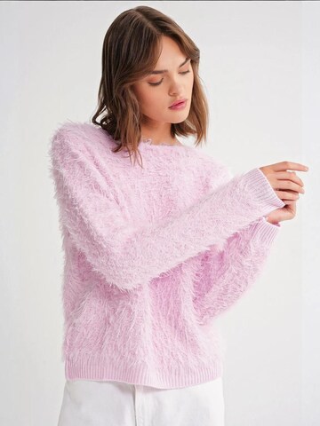MixRay Sweater in Pink