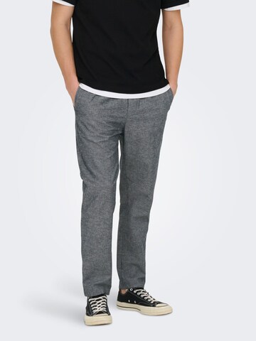 Tapered Pantaloni 'LINUS' di Only & Sons in blu: frontale