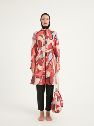 Riva Mera by Marina High neck Badpak in Rood: voorkant