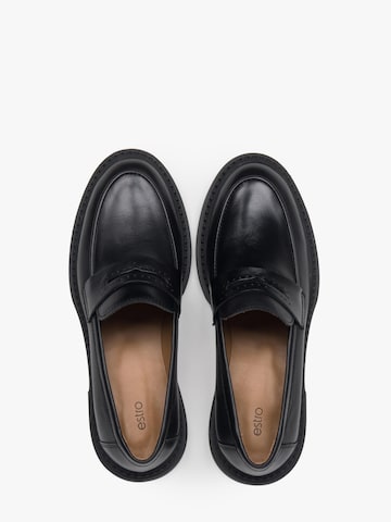 Estro Moccasin '09-3453' in Black