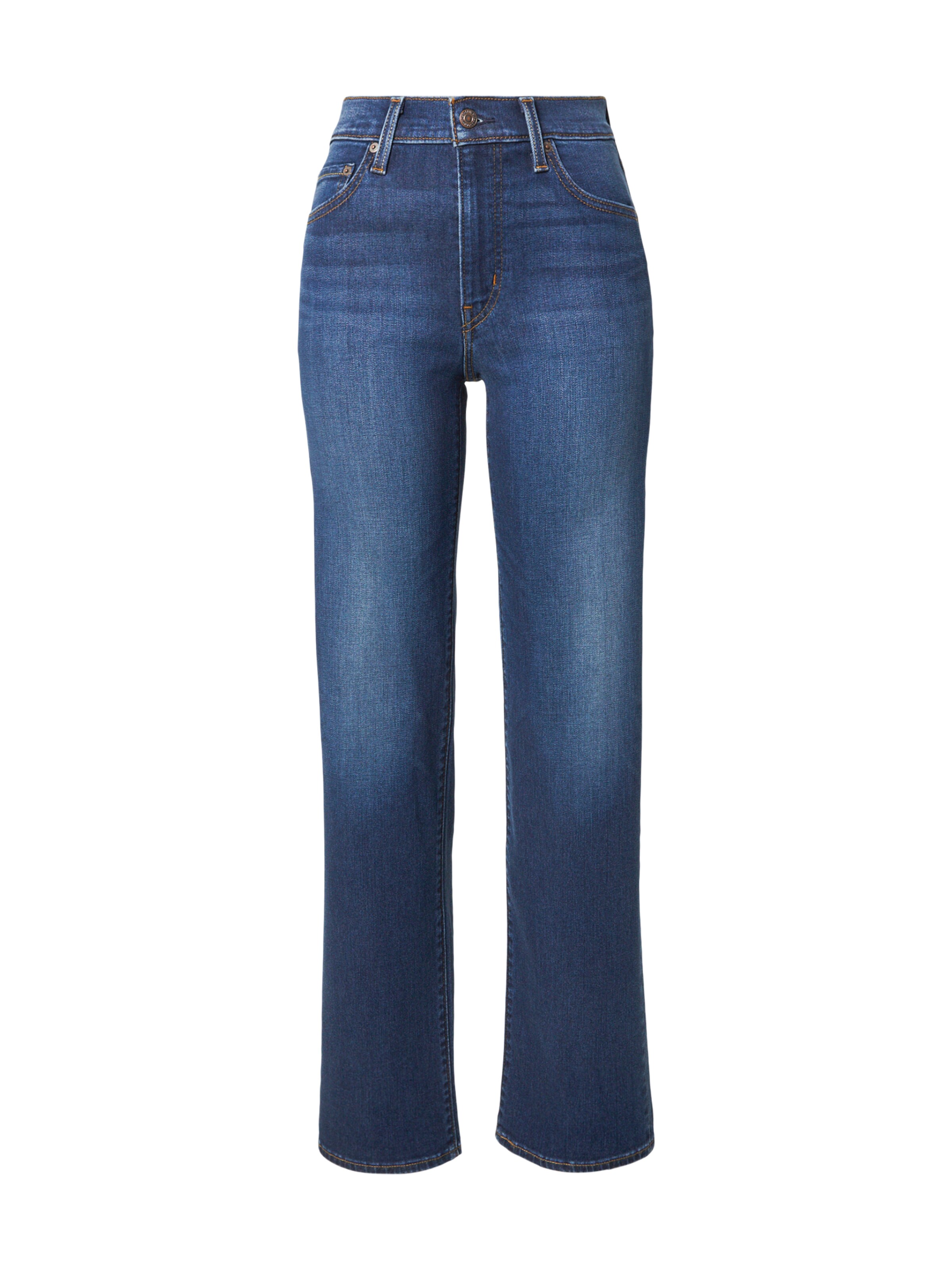 LEVI'S ® Jeans '723 HIGH RISE STRAIGHT' in Blau: Vorderseite