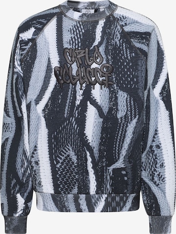 Carlo Colucci Sweatshirt 'Ettorelli' in Schwarz: Vorderseite