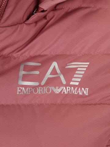 EA7 Emporio Armani Övergångsjacka 'GIUBBOTTO' i rosa