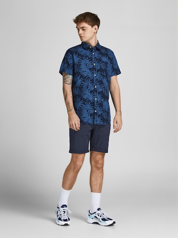 JACK & JONES Szabványos Nadrág - kék