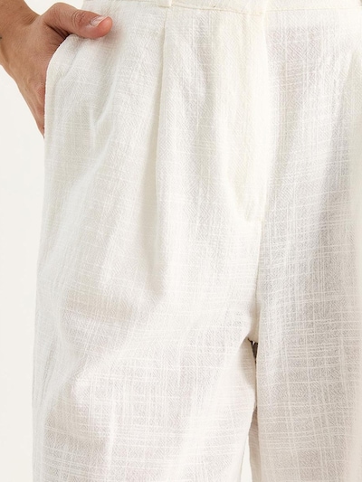 Pantaloni con pieghe Bianco Lucci di colore bianco, Visualizzazione prodotti