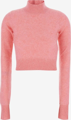 Sportmax Sweter 'Gubbio Cropped Pure Cashmere Sweater in Pink' w kolorze różowy: przód