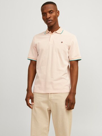 rožinė JACK & JONES Standartinis modelis Marškinėliai 'Bluwin': priekis