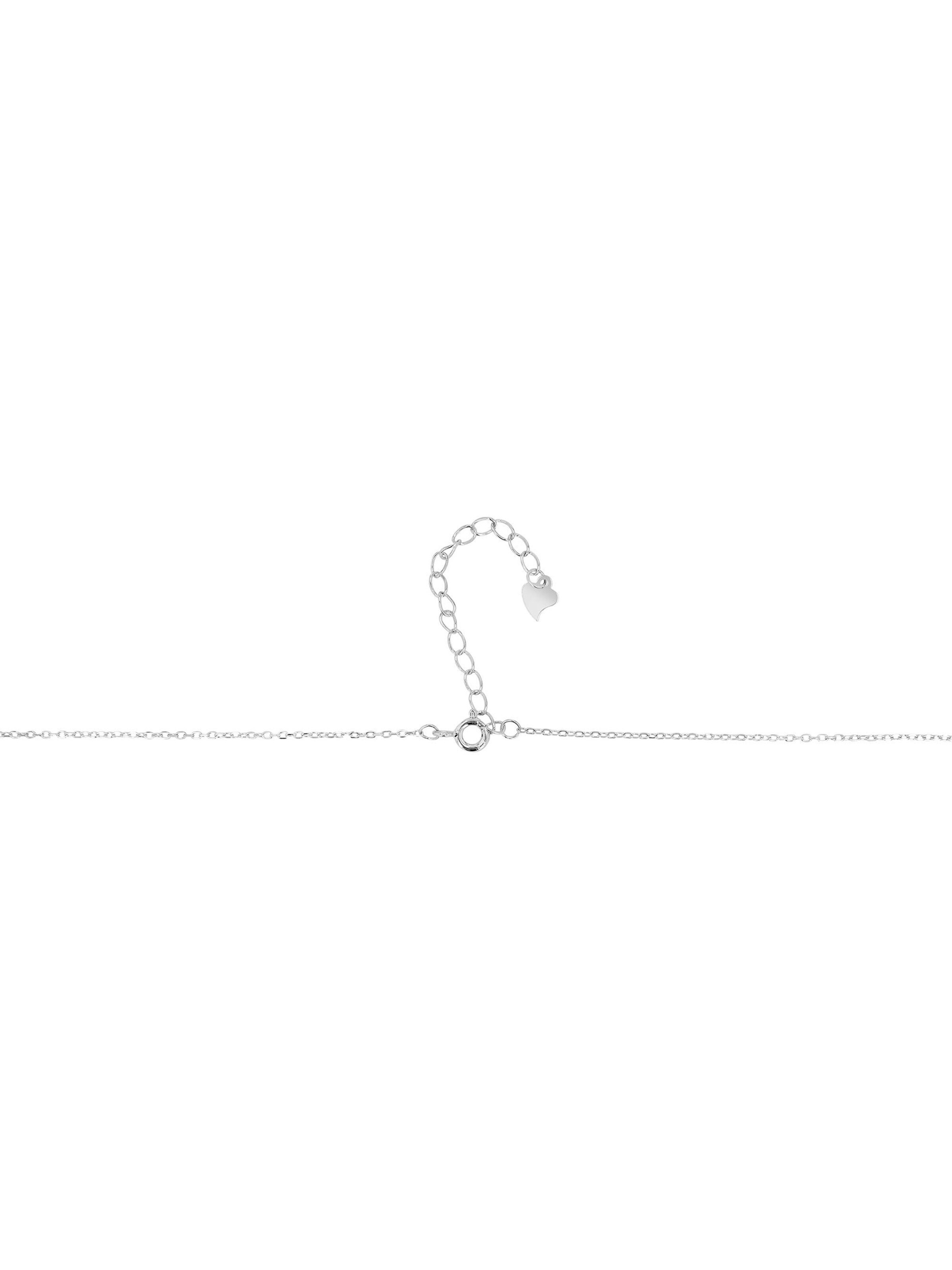 Akzent Jewelry Set '"Zlata" aus 925 Sterlingsilber, rhodiniert, langlebig' in Silver