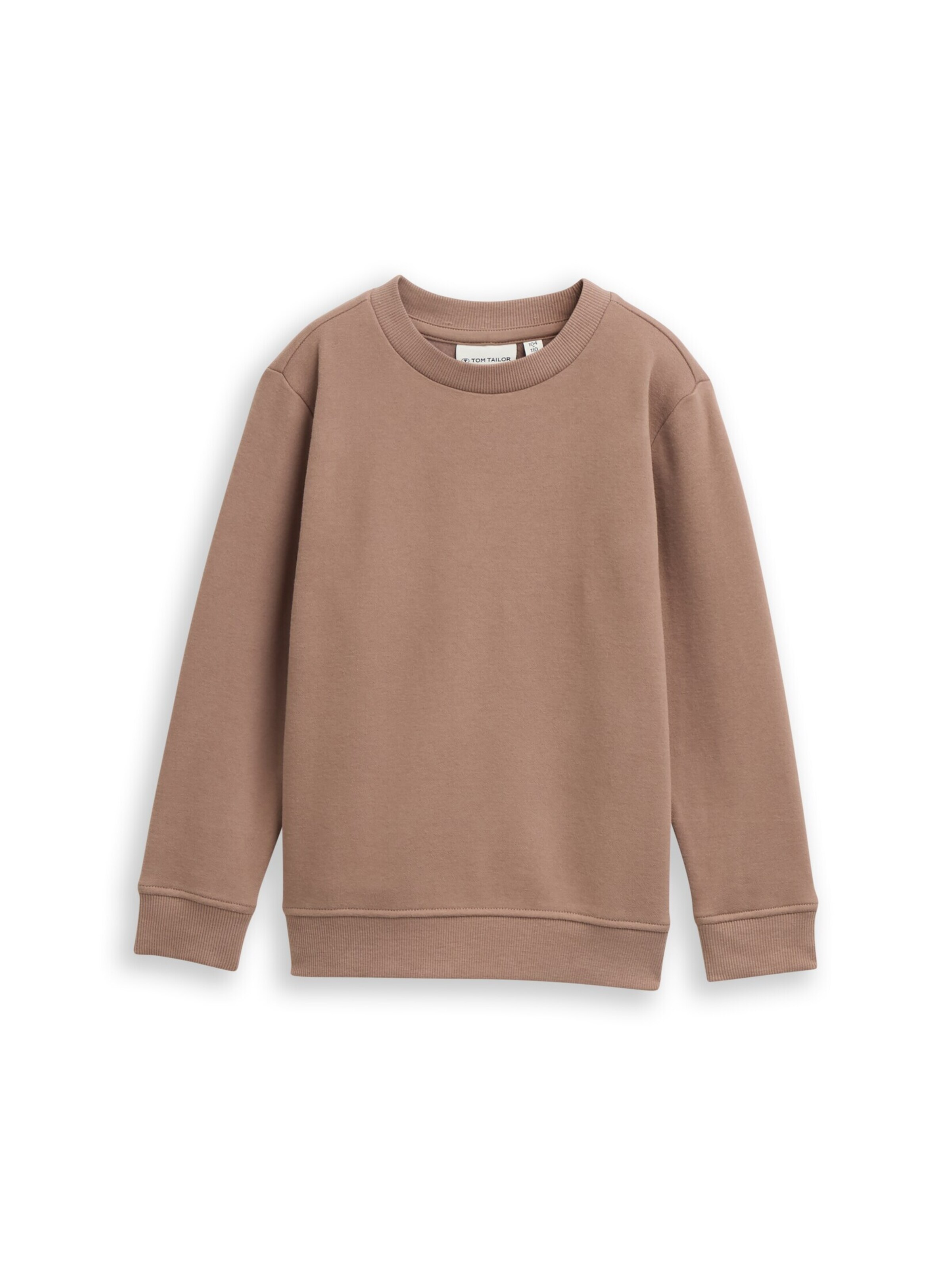 TOM TAILOR Sweatshirt in Brown: front