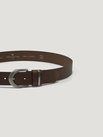 TOM TAILOR Belt 'Sandra' in Brown