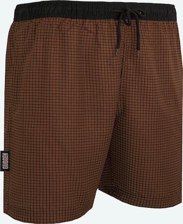 Guggen Mountain Swimming shorts 'Boardshorts Style 6' in Brown: front