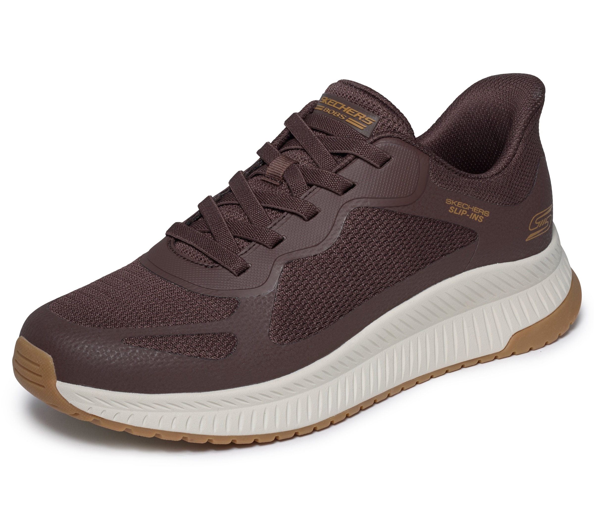 SKECHERS Sneaker 'Bobs Squad 4' in Braun: Vorderseite