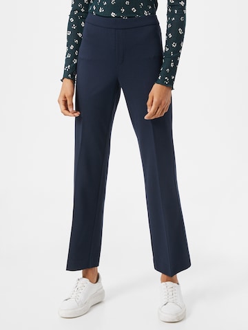 Part Two Regular Trousers with creases 'Ponta' in Blue: front