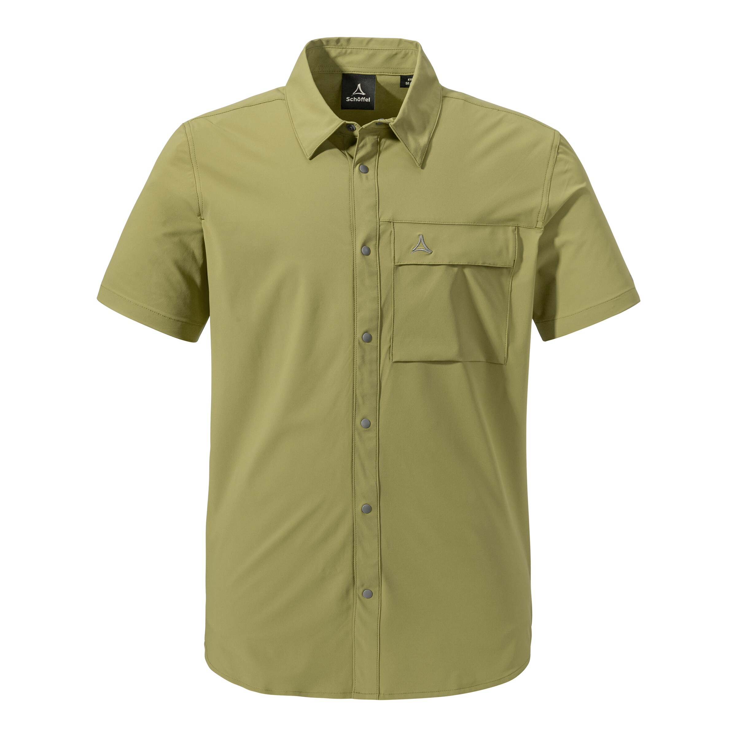 Coupe regular Chemise fonctionnelle 'Dooser' Schöffel en vert : devant