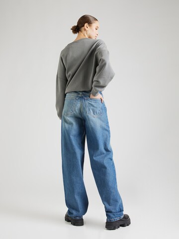 WEEKDAY Wide Leg Jeans 'Rail' in Blau