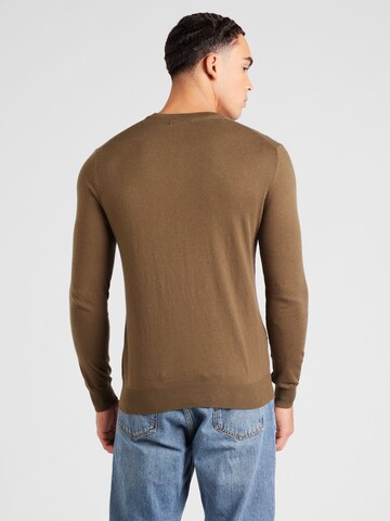 GUESS Sweater 'BENJAMIN' in Brown