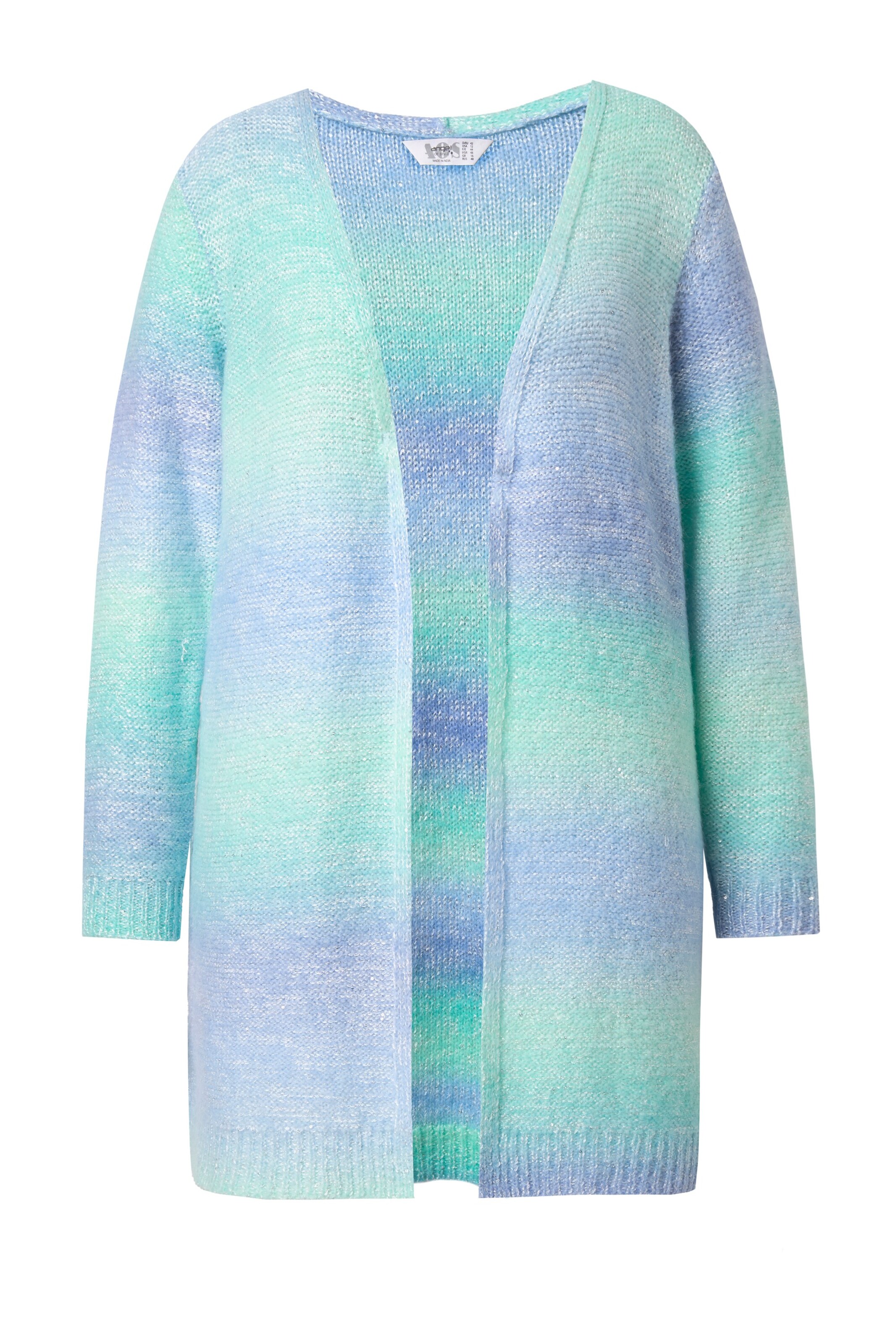 Angel of Style Knit Cardigan in Blue: front