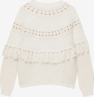 Pull-over Pull&Bear en beige : devant