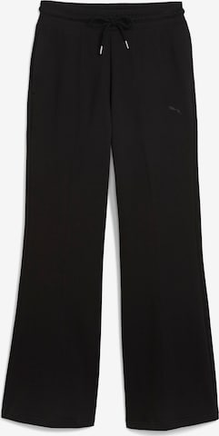 PUMA Wide leg Broek in Zwart: voorkant