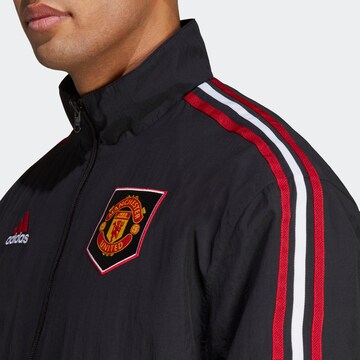 ADIDAS SPORTSWEAR Athletic Jacket 'Manchester United Anthem' in Black